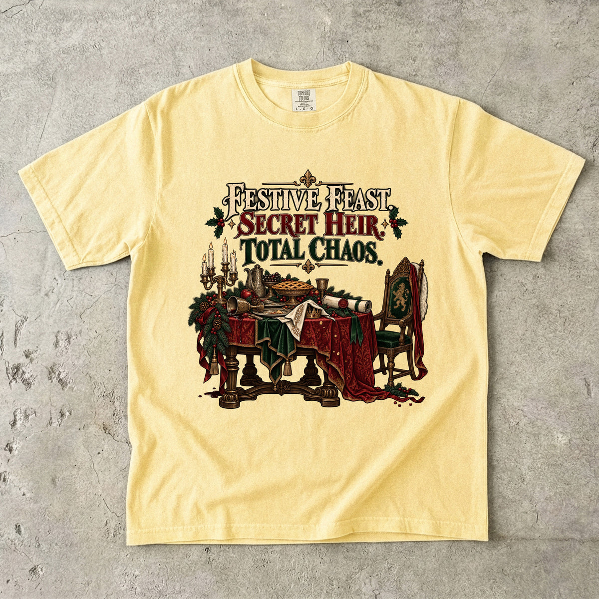 Festive Feast, Secret Heir, Total Chaos Romantasy Reader T-Shirt