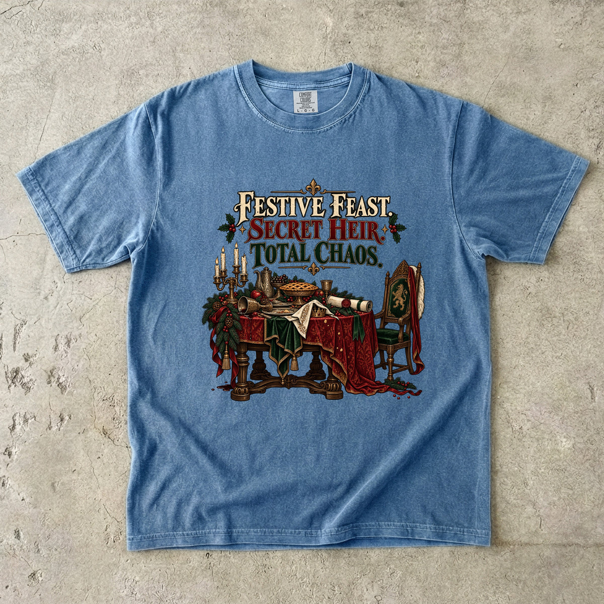 Festive Feast, Secret Heir, Total Chaos Romantasy Reader T-Shirt