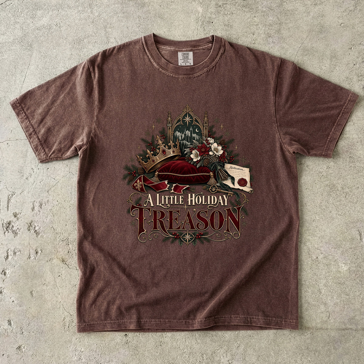 A Little Holiday Treason Romantasy Reader T-Shirt
