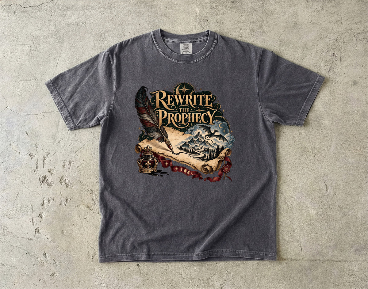 Rewrite the Prophecy Romantasy Reader T-Shirt