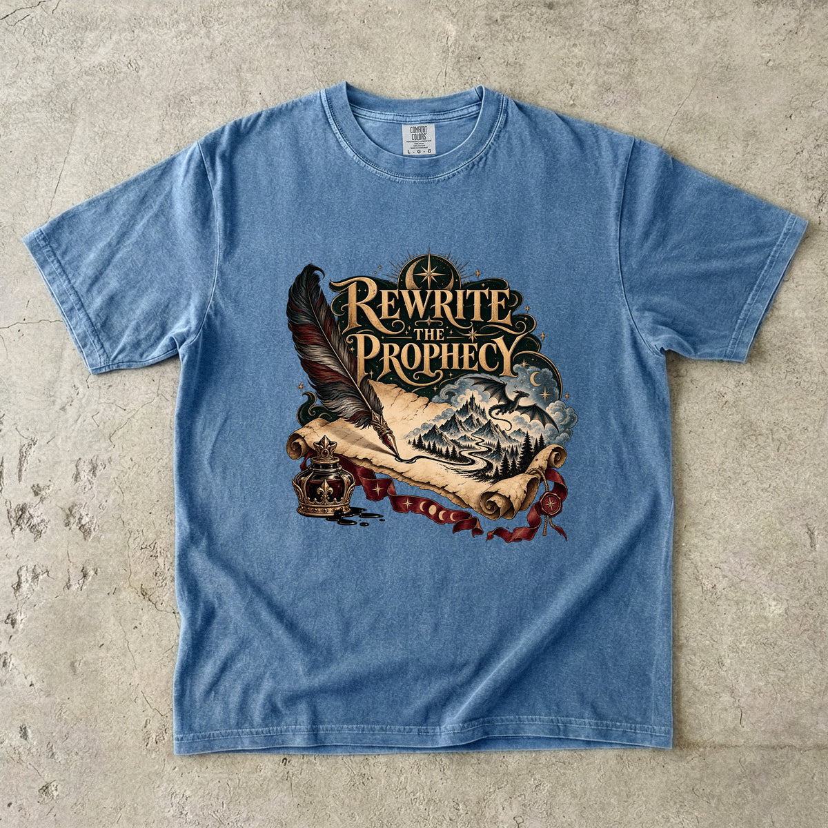 Rewrite the Prophecy Romantasy Reader T-Shirt