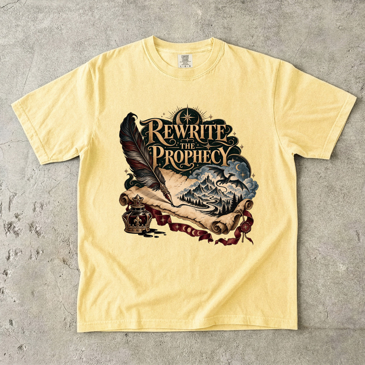 Rewrite the Prophecy Romantasy Reader T-Shirt