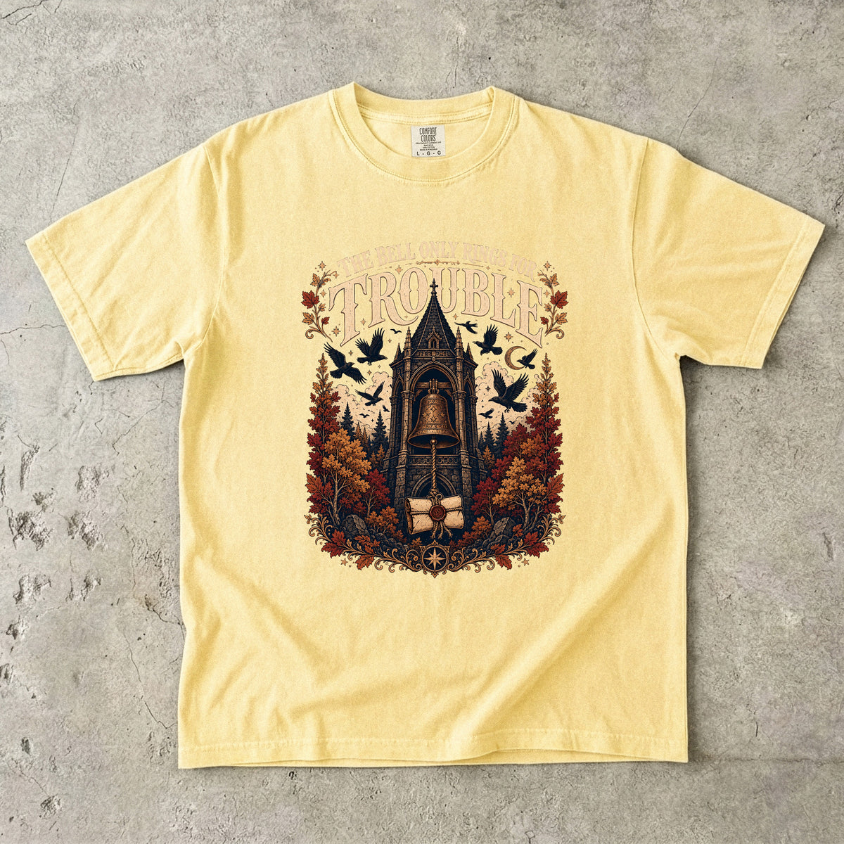 The Bell Only Rings for Trouble Romantasy Reader T-Shirt