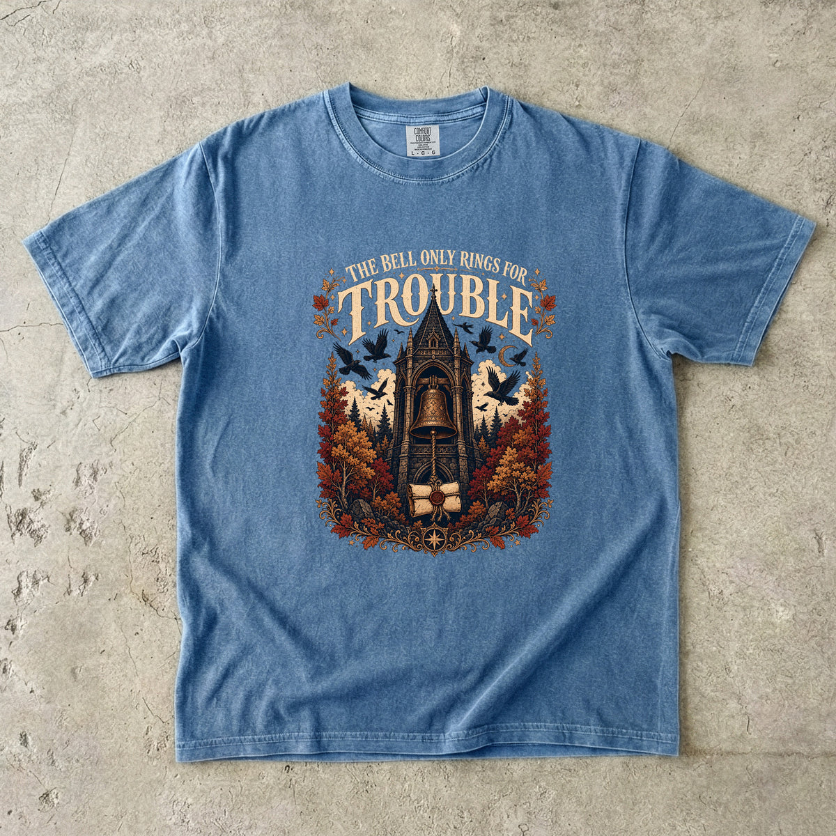 The Bell Only Rings for Trouble Romantasy Reader T-Shirt