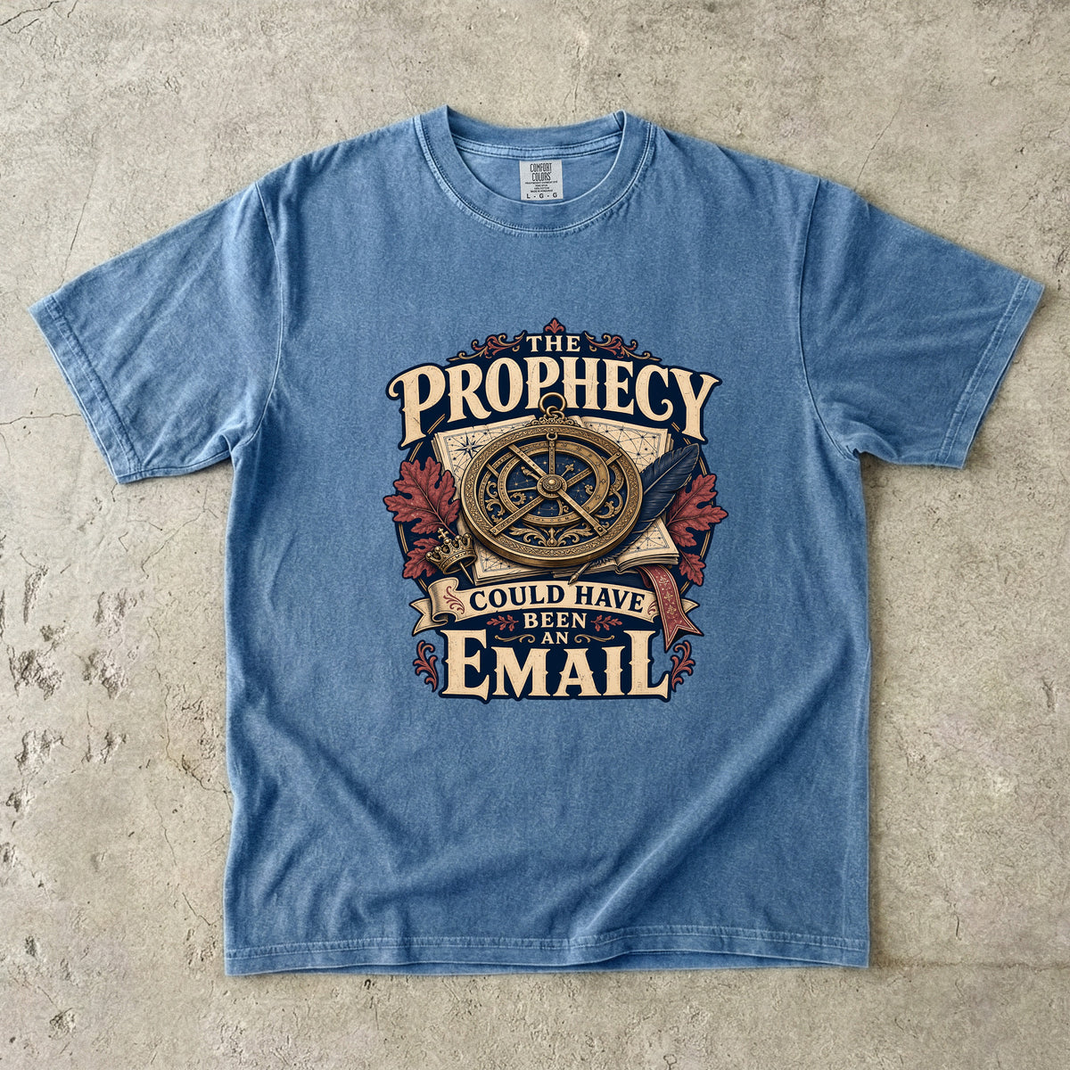 The Prophecy Could Have Been an Email Romantasy Reader T-Shirt