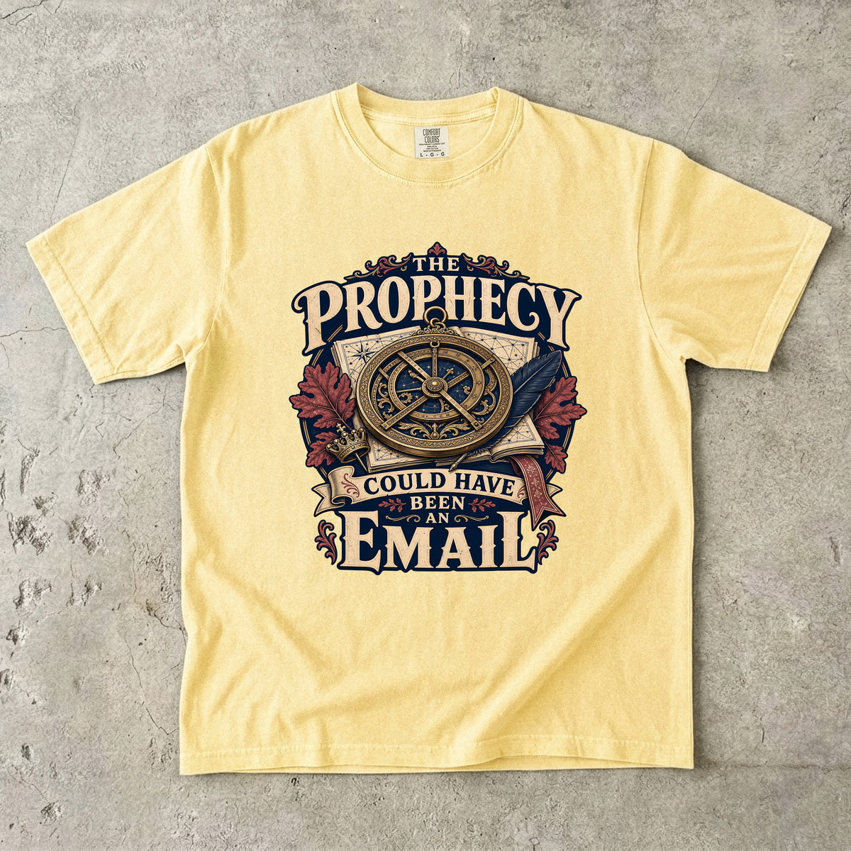 The Prophecy Could Have Been an Email Romantasy Reader T-Shirt