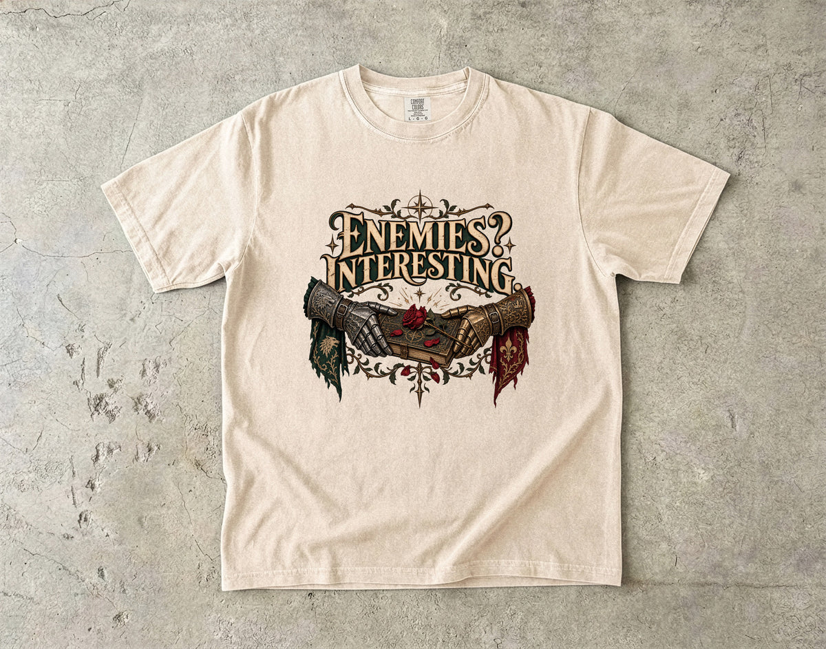 Enemies? Interesting. Romantasy Reader T-Shirt