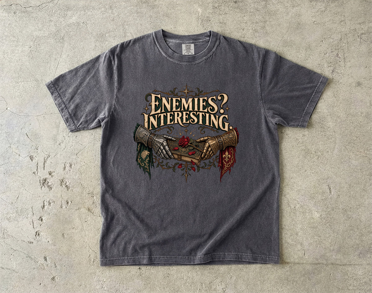 Enemies? Interesting. Romantasy Reader T-Shirt