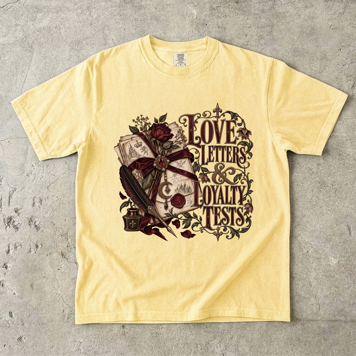 Love Letters & Loyalty Tests Romantasy Reader T-Shirt