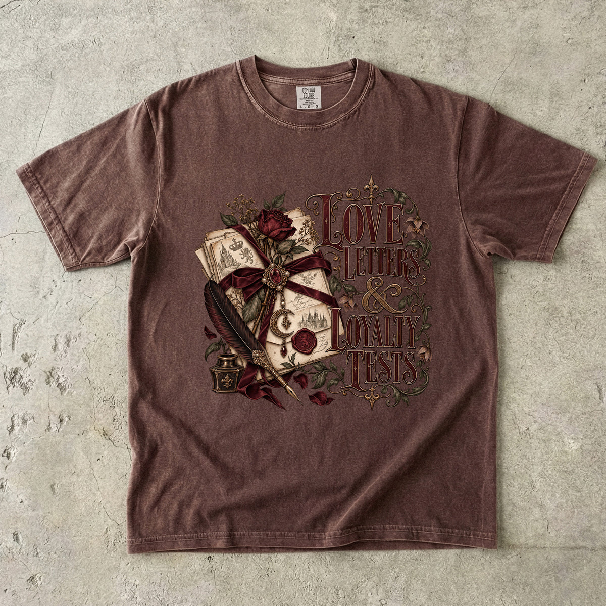 Love Letters & Loyalty Tests Romantasy Reader T-Shirt