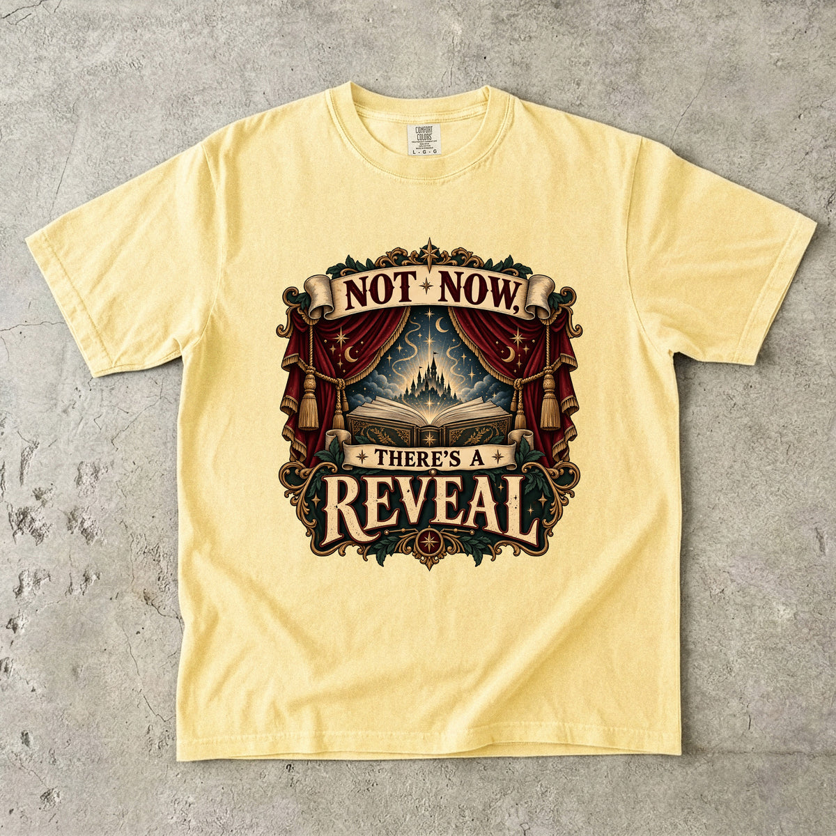 Not Now, There’s a Reveal Romantasy Reader T-Shirt