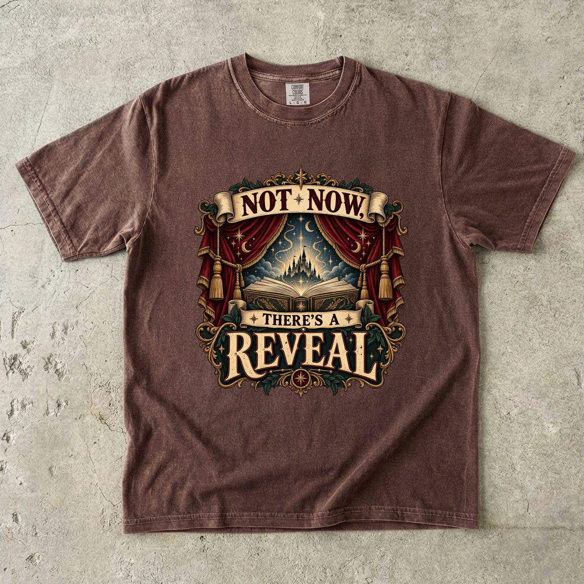 Not Now, There’s a Reveal Romantasy Reader T-Shirt