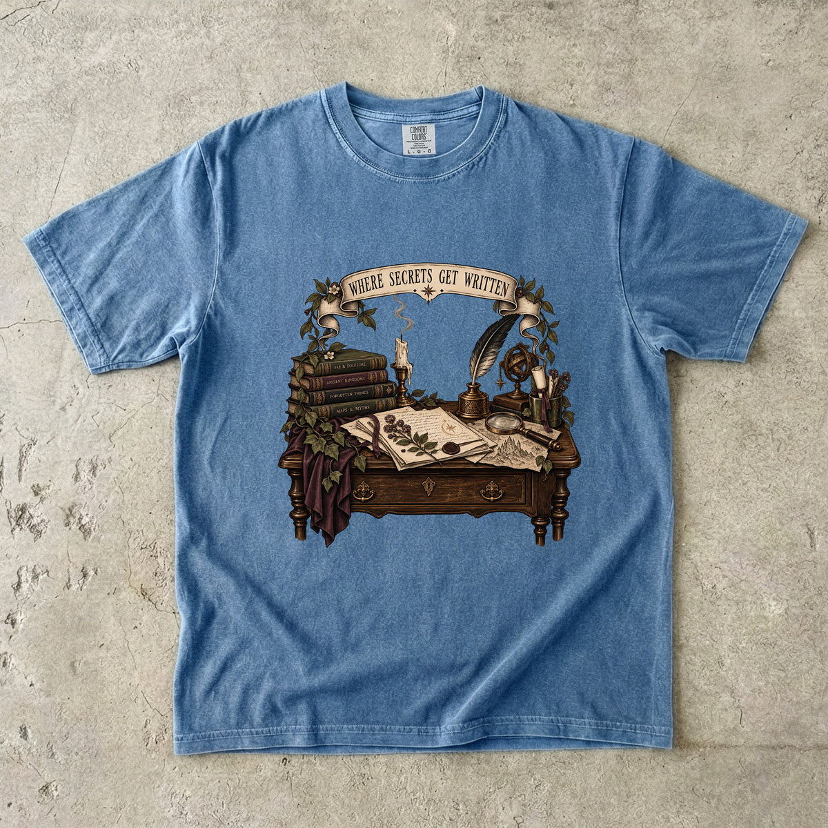 Where Secrets Get Written Romantasy Reader T-Shirt
