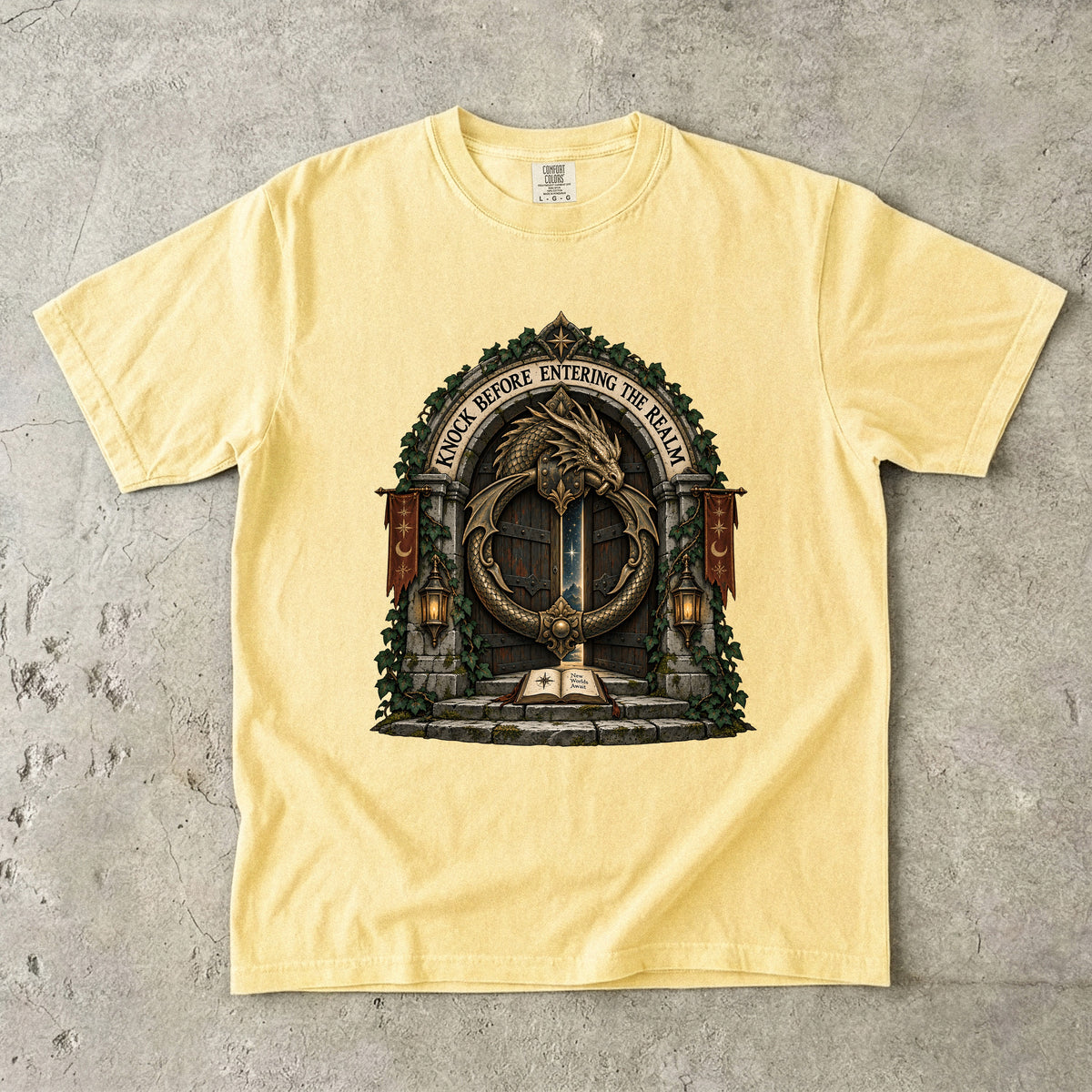 Knock Before Entering the Realm Romantasy Reader T-Shirt