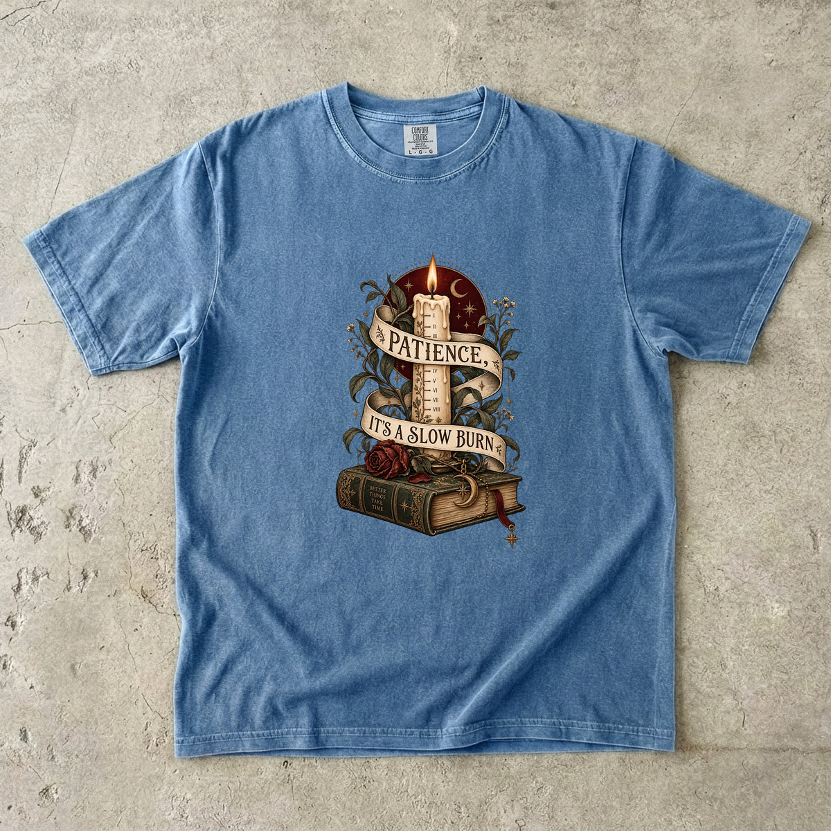 Patience, It’s a Slow Burn Romantasy Reader T-Shirt