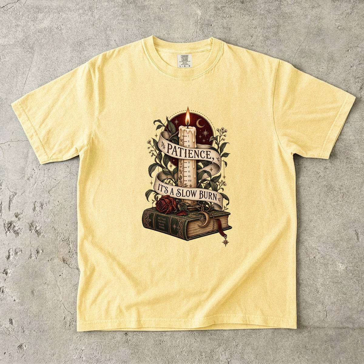 Patience, It’s a Slow Burn Romantasy Reader T-Shirt