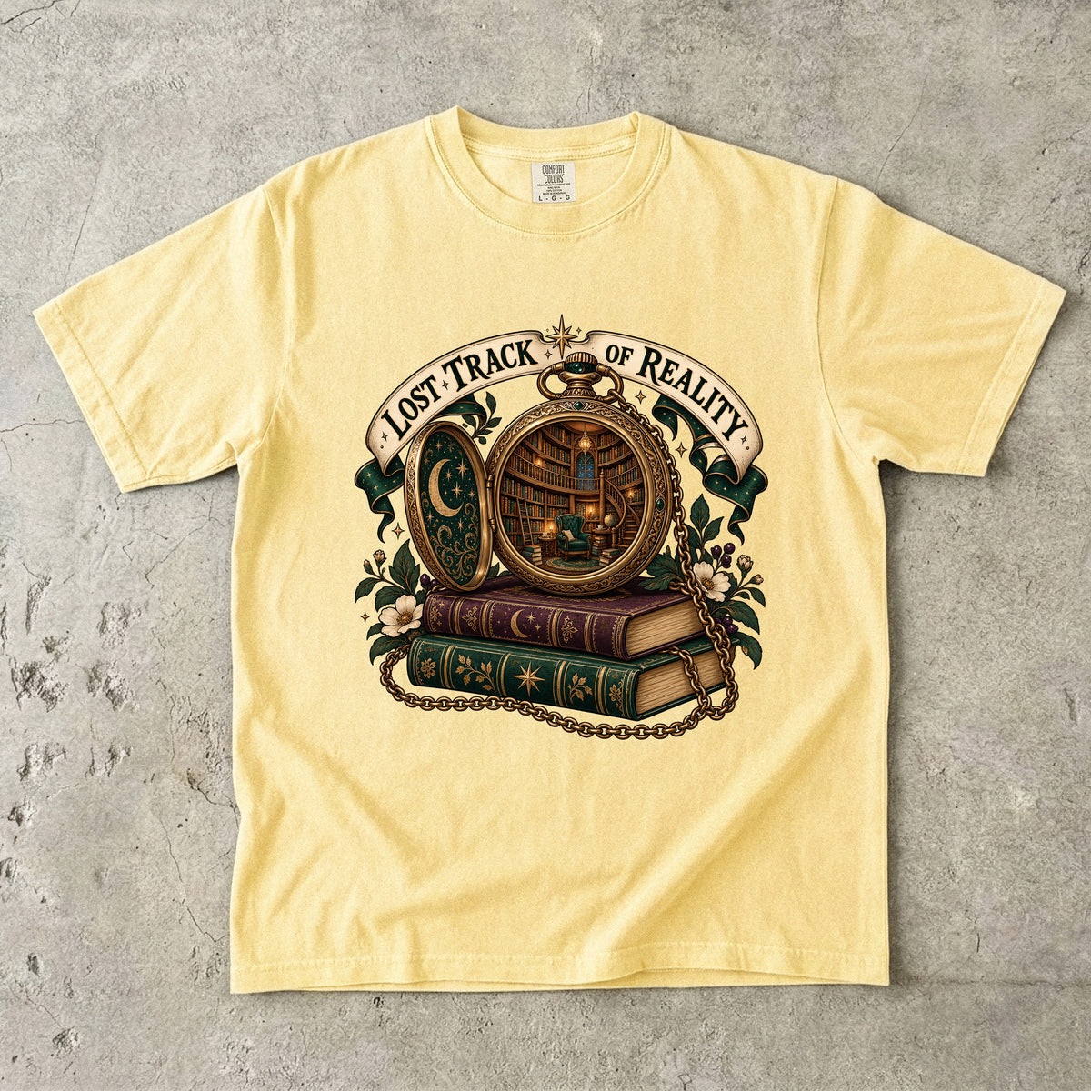 Lost Track of Reality Romantasy Reader T-Shirt