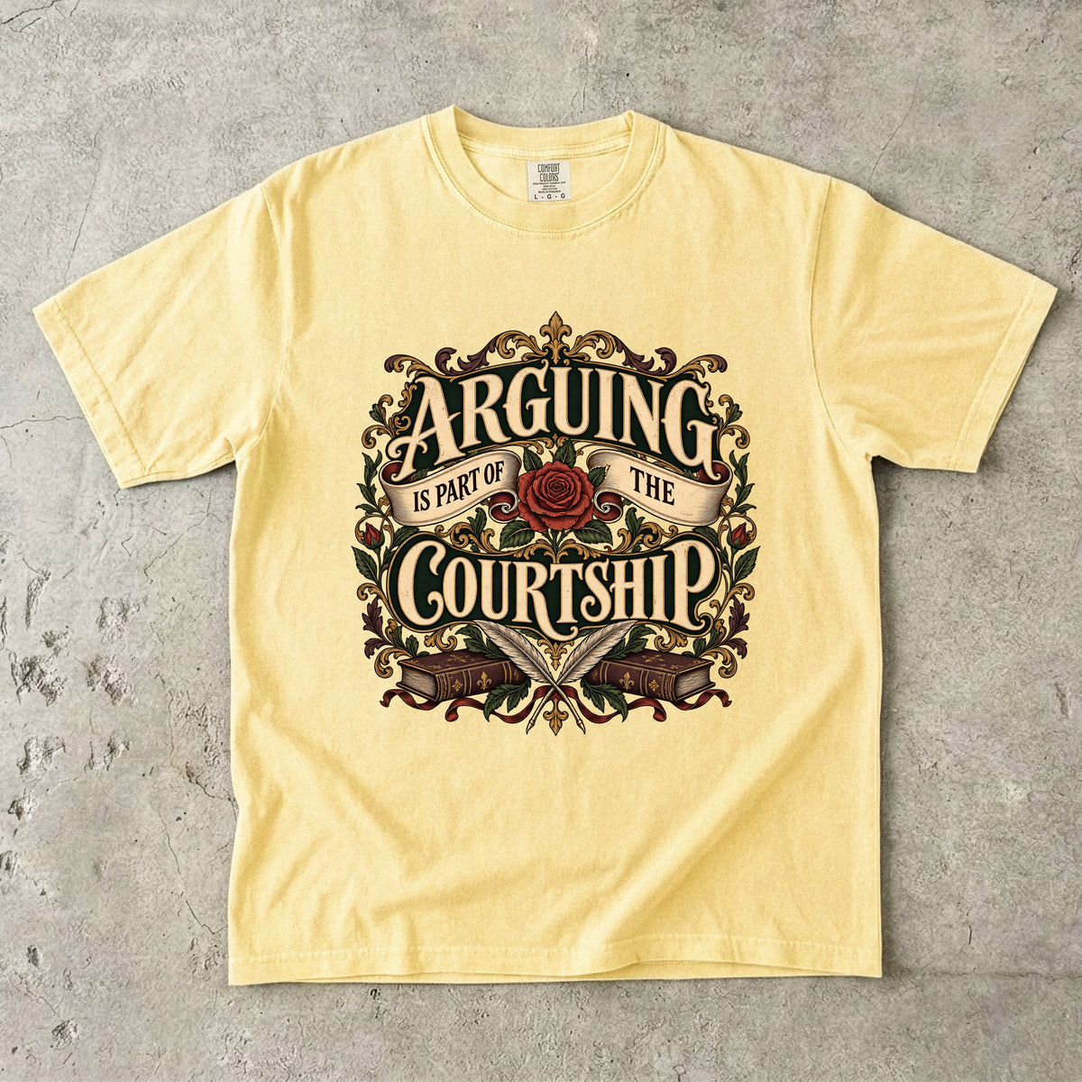 Arguing Is Part of the Courtship Romantasy Reader T-Shirt