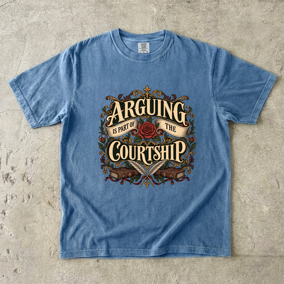 Arguing Is Part of the Courtship Romantasy Reader T-Shirt