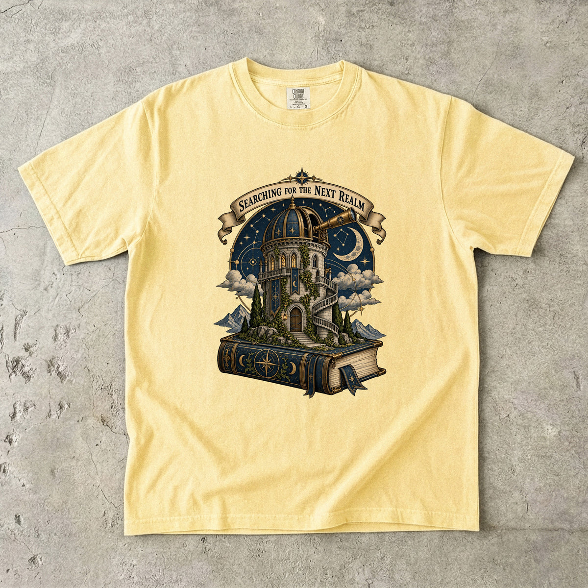 Searching for the Next Realm Romantasy Reader T-Shirt