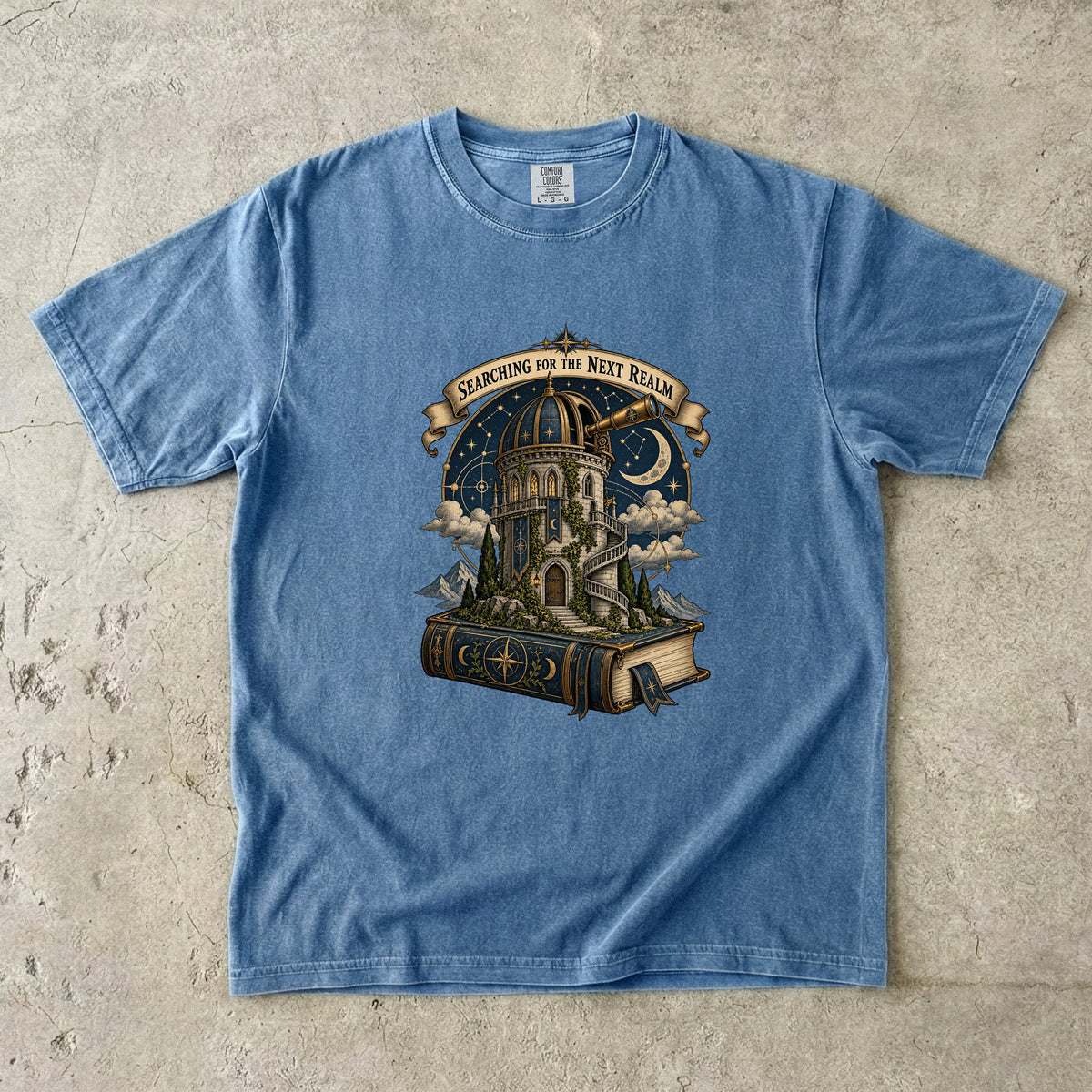 Searching for the Next Realm Romantasy Reader T-Shirt
