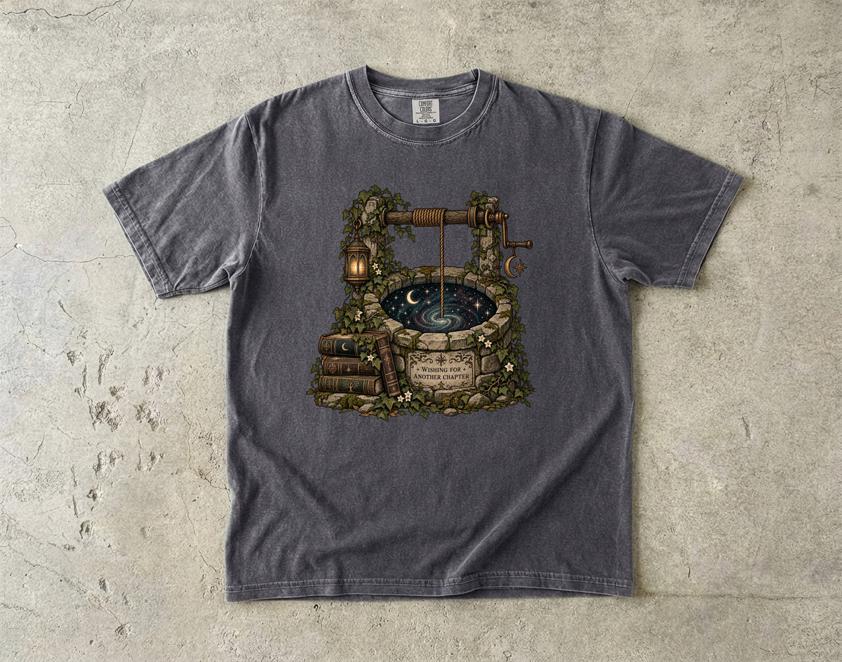 Wishing for Another Chapter Romantasy Reader T-Shirt