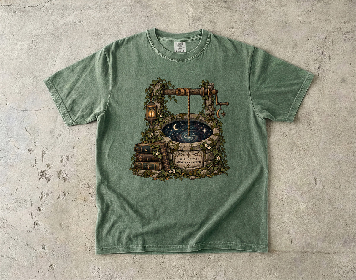 Wishing for Another Chapter Romantasy Reader T-Shirt