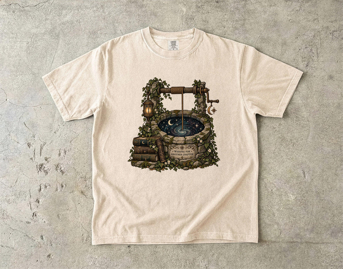 Wishing for Another Chapter Romantasy Reader T-Shirt