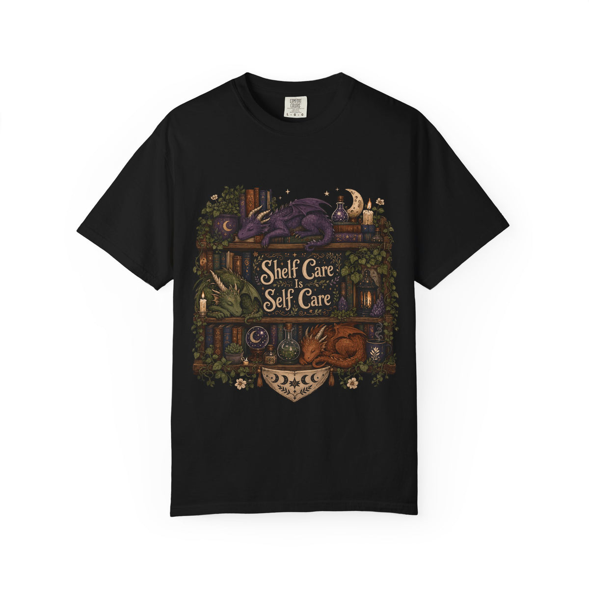 Shelf Care is Self Care Romantasy Reader T-Shirt