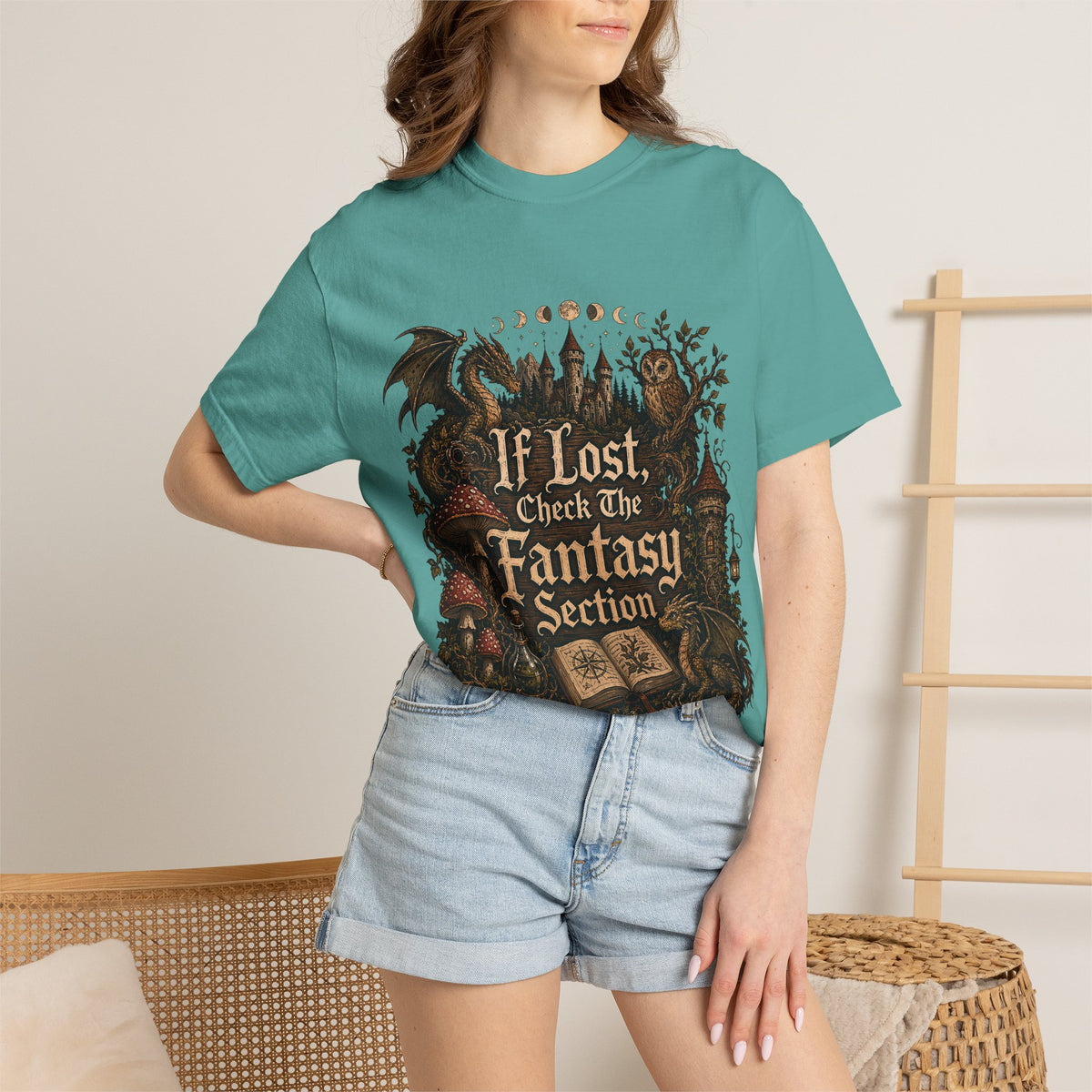 Lost Fantasy Romantasy Reader T-Shirt