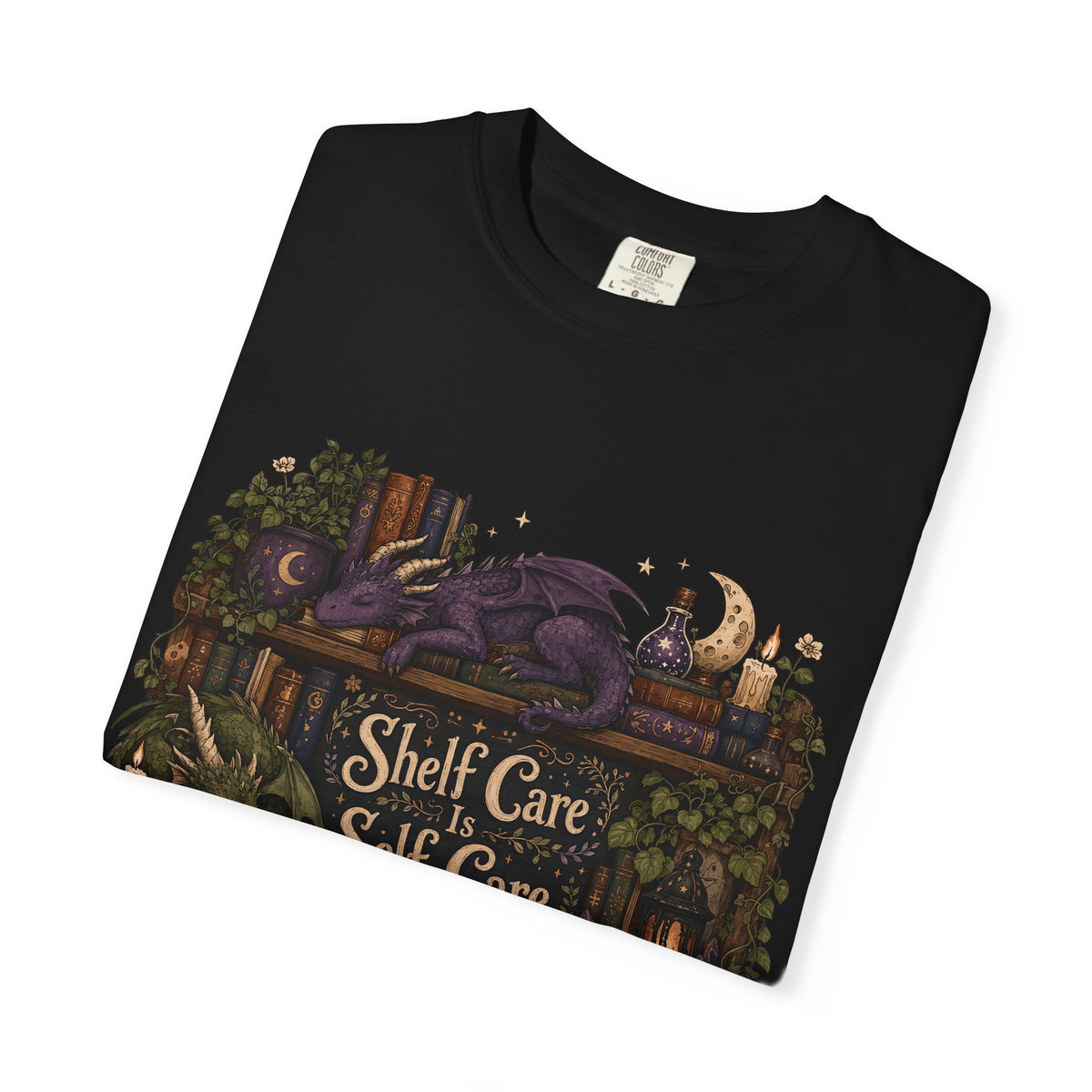 Shelf Care is Self Care Romantasy Reader T-Shirt