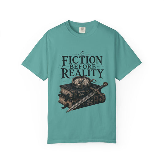 Fiction Before Reality Romantasy Reader T-Shirt