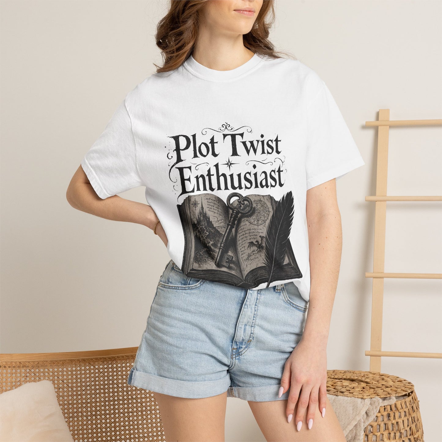 Plot Twist Enthusiast Romantasy Reader T-Shirt