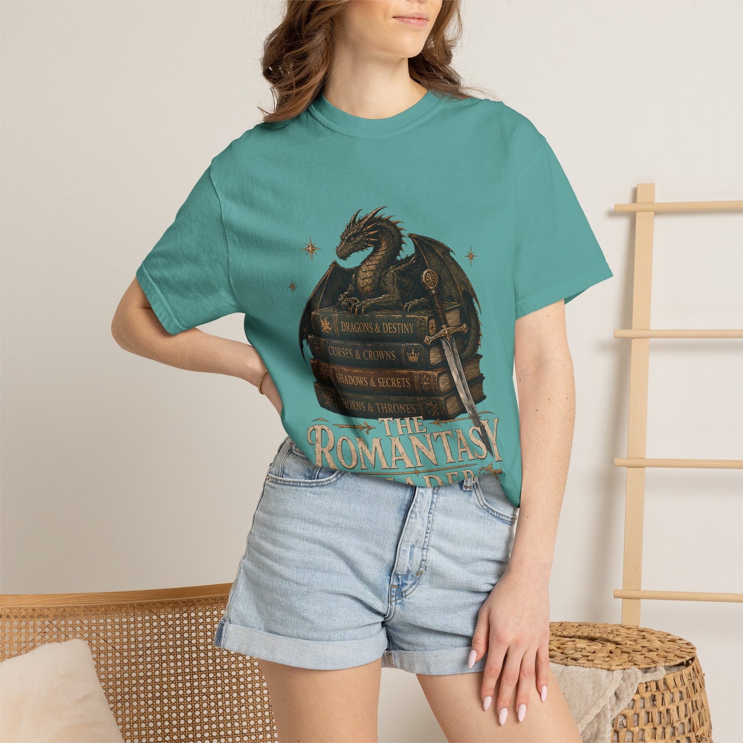 Dragon Romantasy Reader T-Shirt