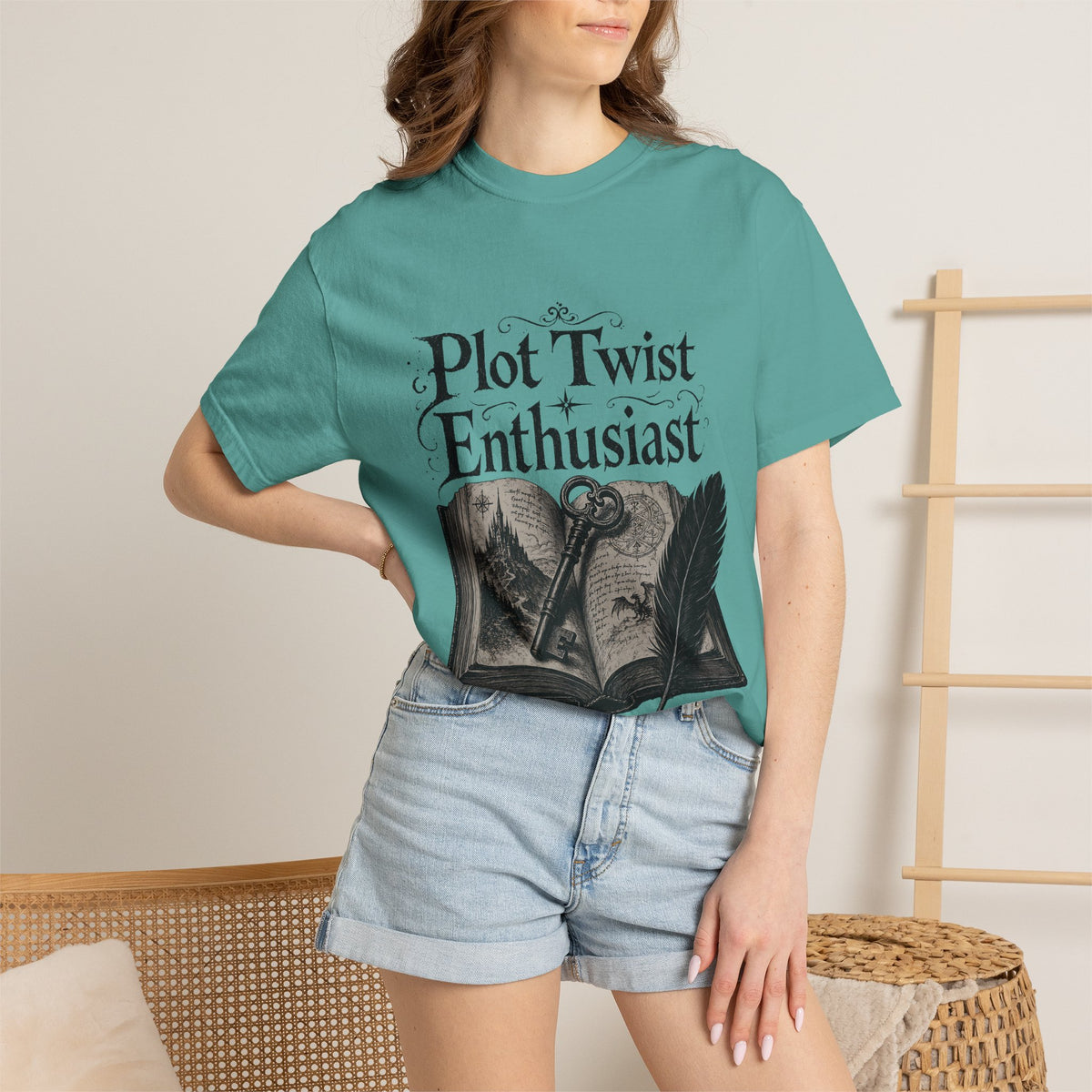 Plot Twist Enthusiast Romantasy Reader T-Shirt