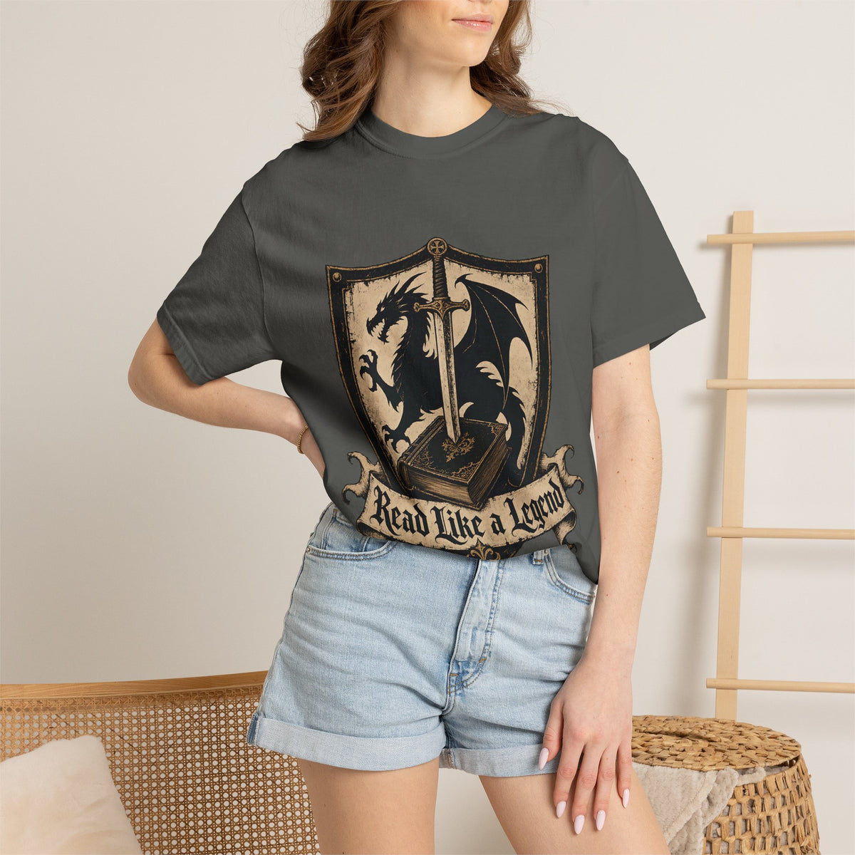 Read Like a Legend Romantasy Reader T-Shirt