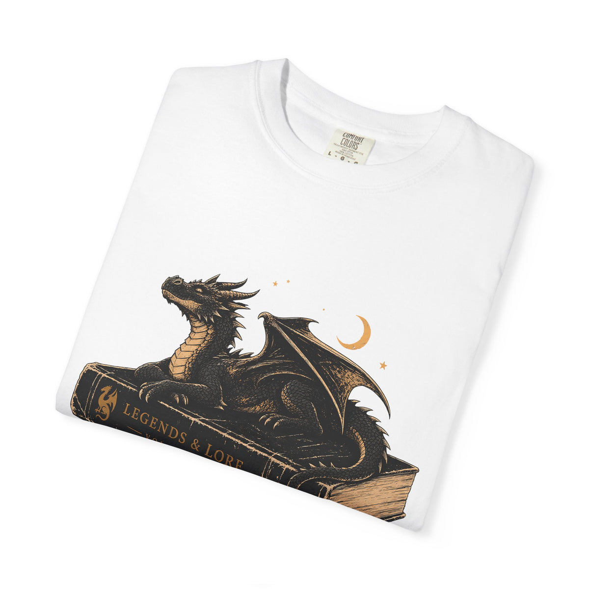 Dragons & Paperbacks Romantasy Reader T-Shirt
