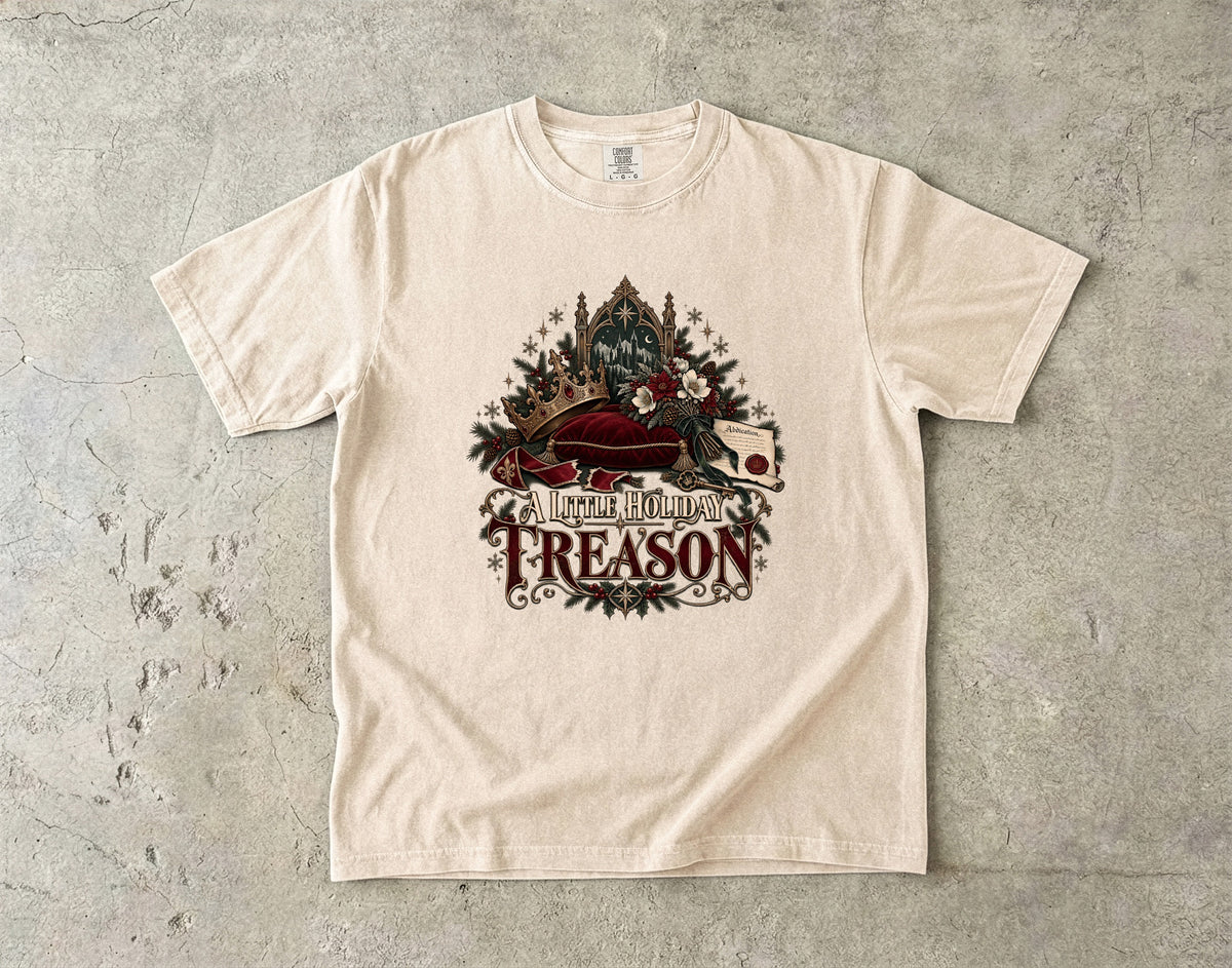 A Little Holiday Treason Romantasy Reader T-Shirt